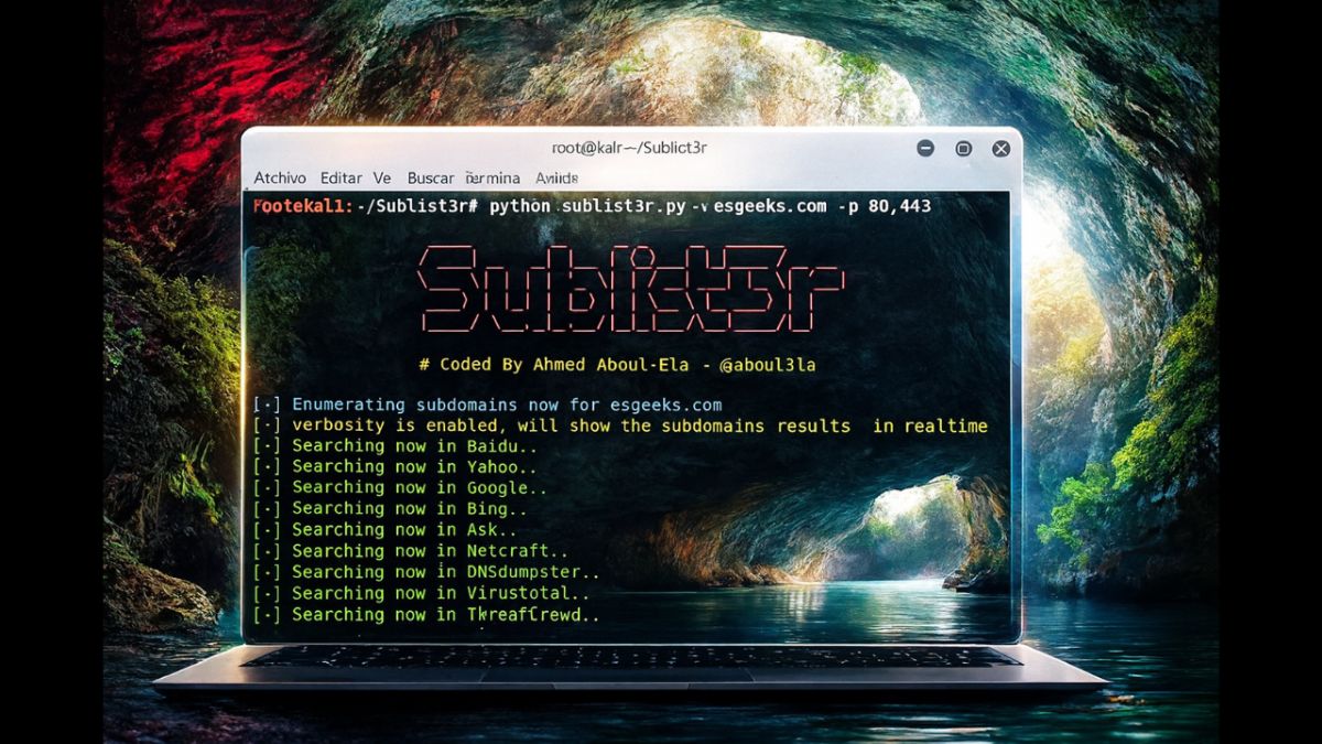 🚀 Sublist3r revienta Internet: la herramienta de Python que está dominando el hacking ético en 2025 🔥